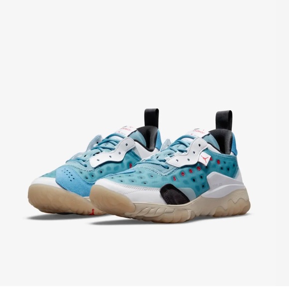 Nike Jordan Delta 2 Cerulean Sneakers Shoes Basketball University Red Blue - Picture 7 of 12